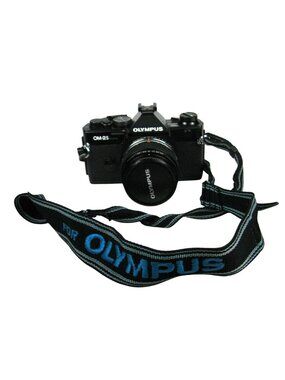 Olympus OM-2S Program 35mm Film Camera With Zuiko 50mm f/3.5 Lens Strap UNTESTED